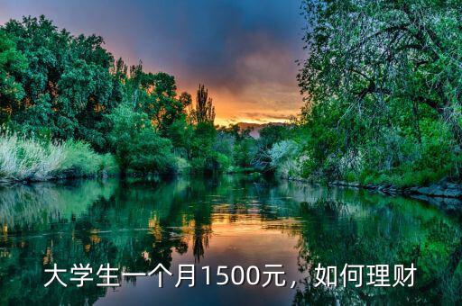 大學(xué)生一個月1500元，如何理財