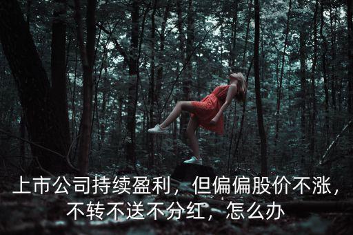 上市公司持續(xù)盈利，但偏偏股價不漲，不轉(zhuǎn)不送不分紅，怎么辦
