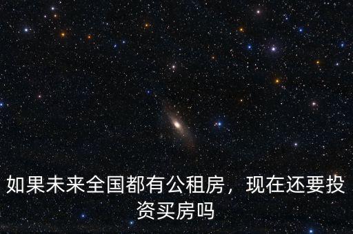 如果未來全國都有公租房，現(xiàn)在還要投資買房嗎