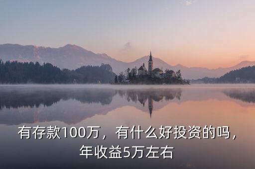有存款100萬(wàn)，有什么好投資的嗎，年收益5萬(wàn)左右