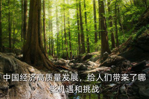 中國經(jīng)濟(jì)高質(zhì)量發(fā)展，給人們帶來了哪些機(jī)遇和挑戰(zhàn)