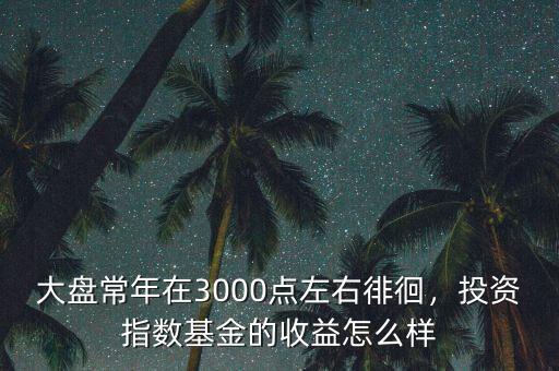 大盤(pán)常年在3000點(diǎn)左右徘徊，投資指數(shù)基金的收益怎么樣