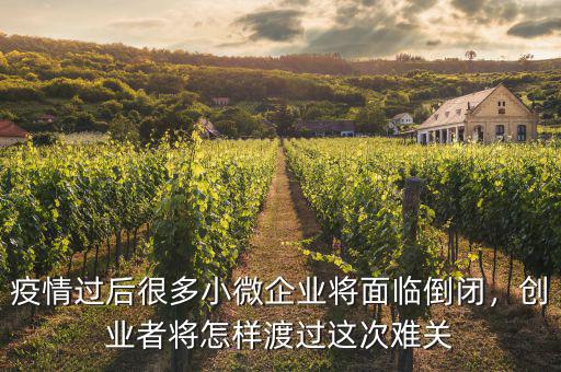 疫情過后很多小微企業(yè)將面臨倒閉，創(chuàng)業(yè)者將怎樣渡過這次難關
