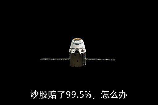炒股賠了99.5%，怎么辦