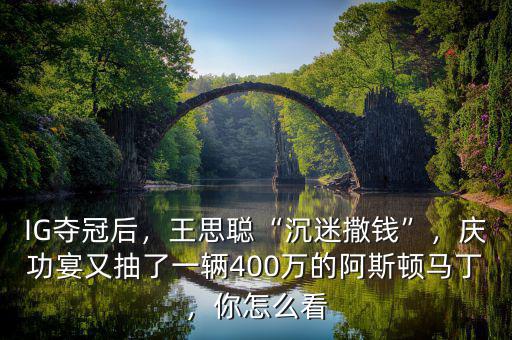 IG奪冠后，王思聰“沉迷撒錢”，慶功宴又抽了一輛400萬的阿斯頓馬丁，你怎么看