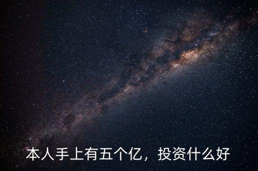 本人手上有五個(gè)億，投資什么好