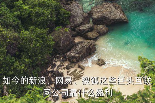如今的新浪、網(wǎng)易、搜狐這些巨頭互聯(lián)網(wǎng)公司靠什么盈利