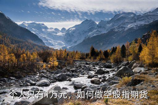 個(gè)人只有1萬元，如何做空股指期貨