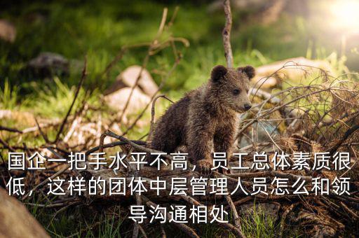 國企一把手水平不高，員工總體素質很低，這樣的團體中層管理人員怎么和領導溝通相處