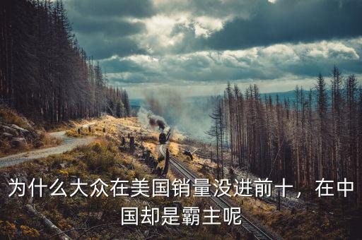 為什么大眾在美國銷量沒進(jìn)前十，在中國卻是霸主呢
