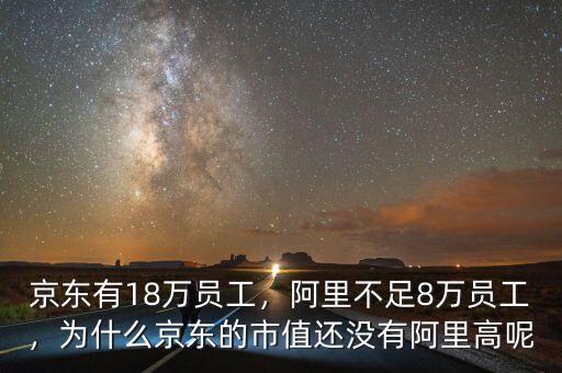 京東有18萬員工，阿里不足8萬員工，為什么京東的市值還沒有阿里高呢