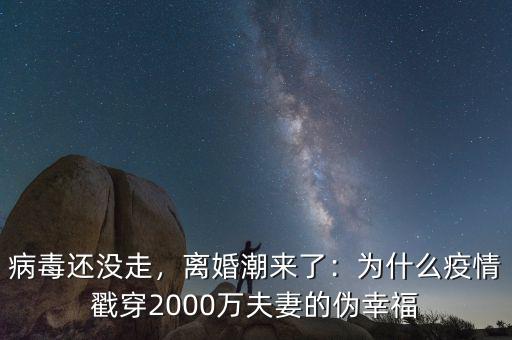 病毒還沒(méi)走，離婚潮來(lái)了：為什么疫情戳穿2000萬(wàn)夫妻的偽幸福