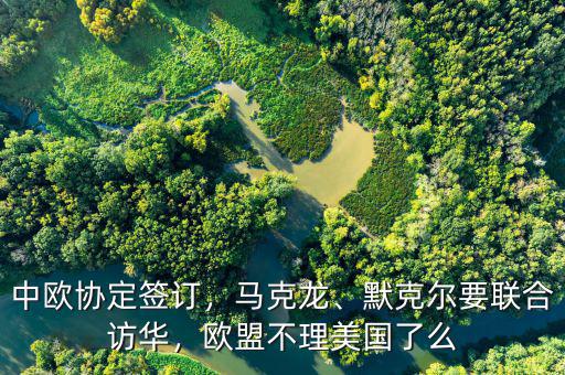 中歐協(xié)定簽訂，馬克龍、默克爾要聯(lián)合訪華，歐盟不理美國了么