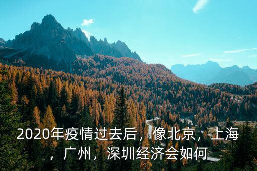 上海2020年經濟多少,2020年疫情過去后