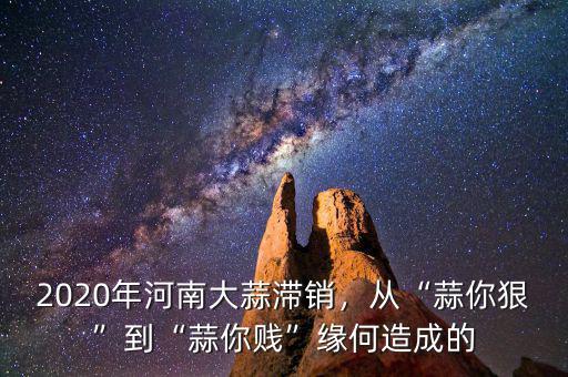 2020年河南大蒜滯銷，從“蒜你狠”到“蒜你賤”緣何造成的