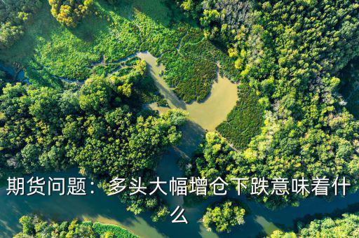 空頭增倉是什么意思,空頭減倉。多頭增倉