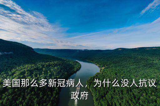 美國那么多新冠病人，為什么沒人抗議政府