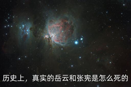 歷史上，真實的岳云和張憲是怎么死的