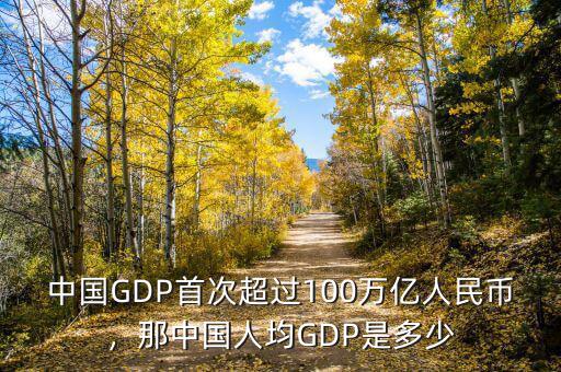中國(guó)GDP首次超過100萬億人民幣，那中國(guó)人均GDP是多少
