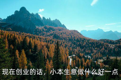 現(xiàn)在創(chuàng)業(yè)的話，小本生意做什么好一點(diǎn)