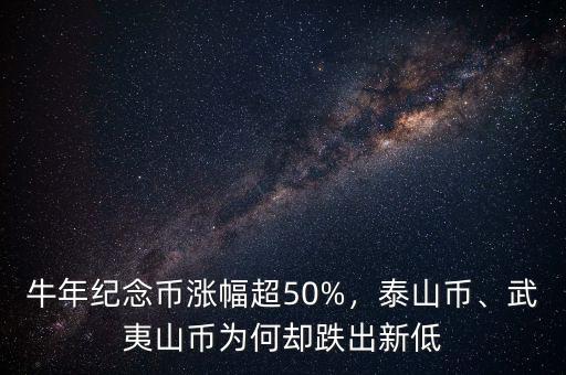 牛年紀(jì)念幣漲幅超50%，泰山幣、武夷山幣為何卻跌出新低