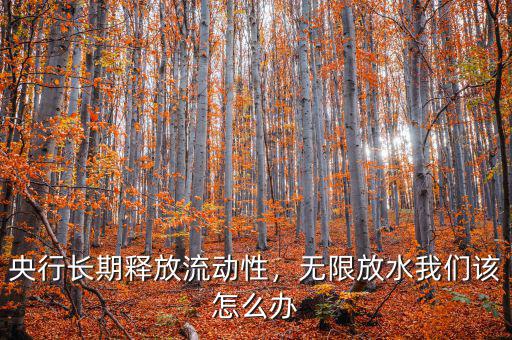 央行長期釋放流動性，無限放水我們該怎么辦