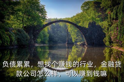 負債累累，想找個賺錢的行業(yè)，金融貸款公司怎么樣，可以賺到錢嘛