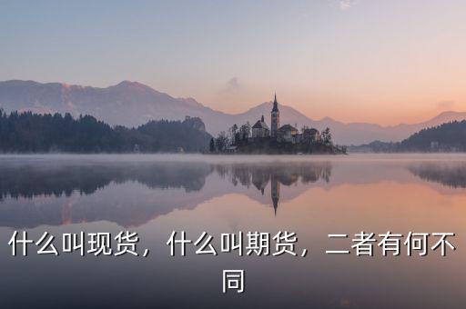 什么叫現(xiàn)貨，什么叫期貨，二者有何不同