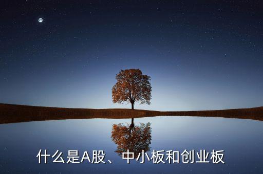 什么是A股、中小板和創(chuàng)業(yè)板