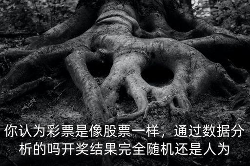 你認(rèn)為彩票是像股票一樣，通過(guò)數(shù)據(jù)分析的嗎開(kāi)獎(jiǎng)結(jié)果完全隨機(jī)還是人為