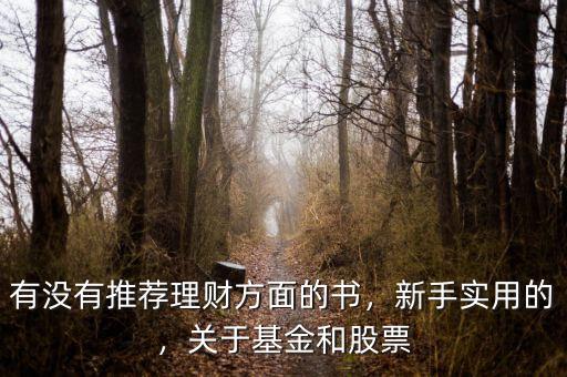 有沒有推薦理財(cái)方面的書，新手實(shí)用的，關(guān)于基金和股票