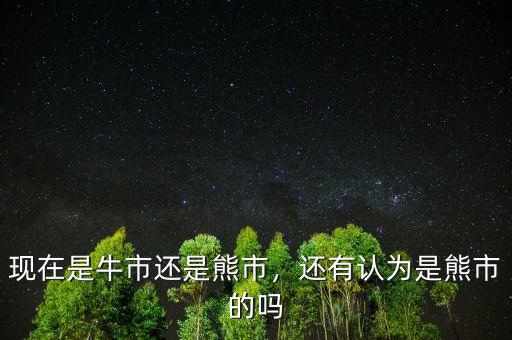 現(xiàn)在是牛市還是熊市，還有認(rèn)為是熊市的嗎