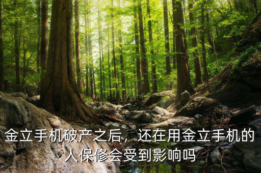 金立手機破產(chǎn)之后，還在用金立手機的人保修會受到影響嗎