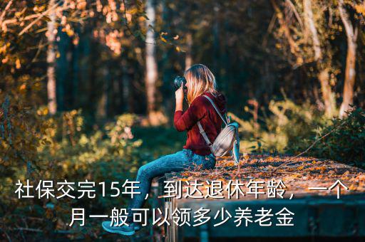 社保交完15年，到達退休年齡，一個月一般可以領(lǐng)多少養(yǎng)老金