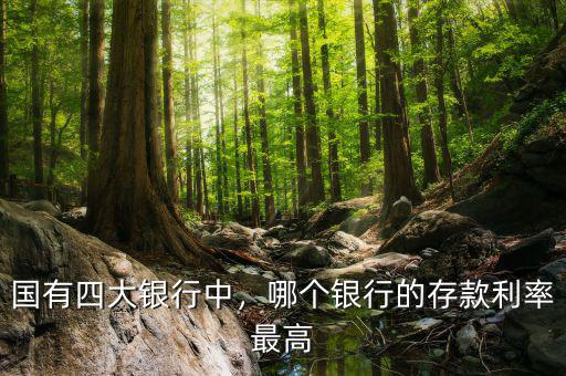 國(guó)有四大銀行中，哪個(gè)銀行的存款利率最高