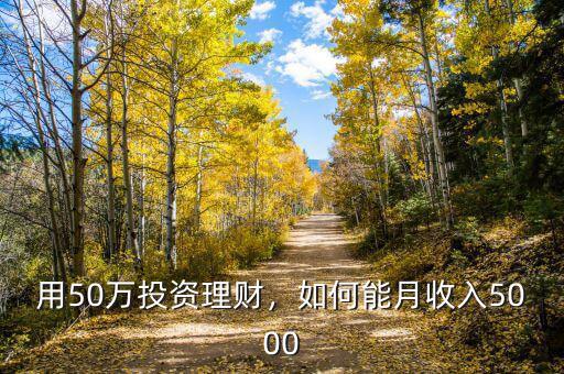 用50萬(wàn)投資理財(cái)，如何能月收入5000