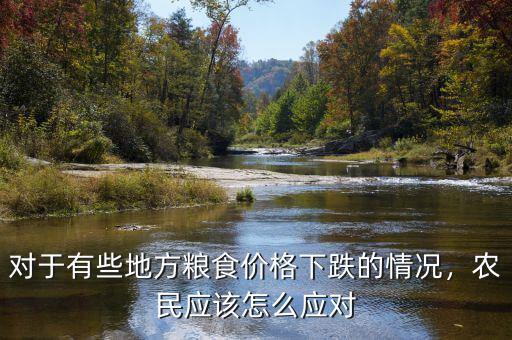 對(duì)于有些地方糧食價(jià)格下跌的情況，農(nóng)民應(yīng)該怎么應(yīng)對(duì)