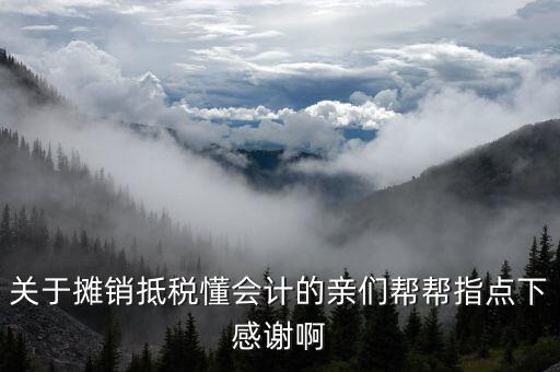 為什么所得稅費(fèi)用進(jìn)行期內(nèi)分?jǐn)?，關(guān)于攤銷抵稅懂會計(jì)的親們幫幫指點(diǎn)下感謝啊
