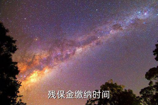 2018年殘疾人保障金什么時候交，殘保金申報時間