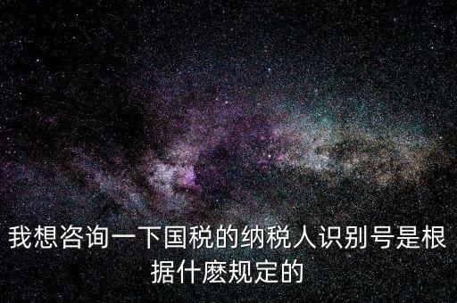 臨時(shí)納稅人代碼是什么，我想咨詢一下國稅的納稅人識(shí)別號(hào)是根據(jù)什麼規(guī)定的