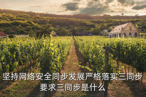 地稅局信息安全三同步是指什么，關(guān)鍵信息基礎(chǔ)設(shè)施三同步是指什么