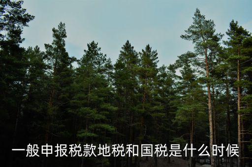 廣東省國(guó)稅和地稅什么時(shí)候申報(bào)，每月什么時(shí)間到地稅或國(guó)稅申報(bào)