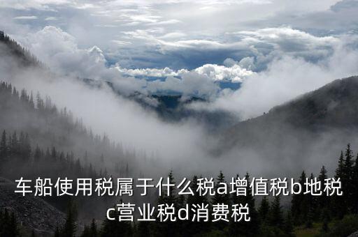 車船稅屬于什么稅種，車船稅是屬于財(cái)產(chǎn)稅還是行為稅