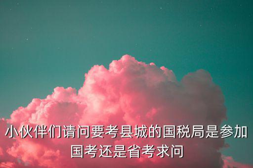 國(guó)考縣國(guó)稅局什么級(jí)別，縣級(jí)國(guó)稅屬于地市級(jí)嗎
