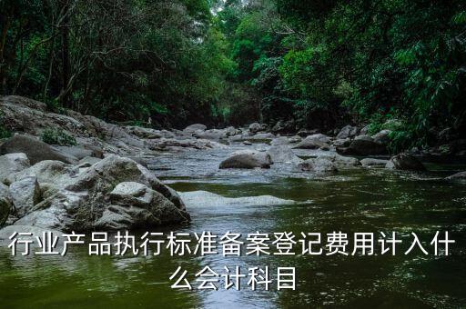 備案費(fèi)入什么科目，行業(yè)產(chǎn)品執(zhí)行標(biāo)準(zhǔn)備案登記費(fèi)用計(jì)入什么會計(jì)科目