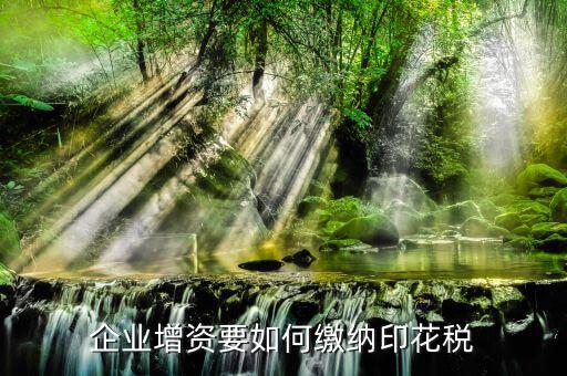 增資交什么印花稅，增資股東用交印花稅嗎