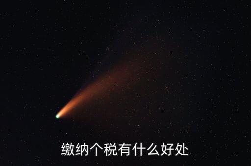 個稅申報有什么好處，申報個人所得稅的好處
