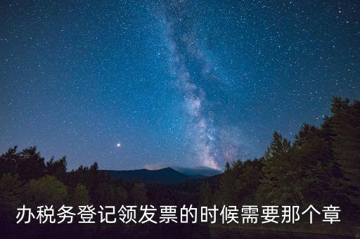 稅務(wù)局登記用什么章，去稅務(wù)局辦理了稅務(wù)登記 后發(fā)那種公章么