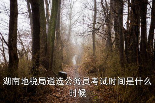 湖南地稅什么時候上班，湖南地稅系統(tǒng)分配到縣以下基層一線工作有前途嗎
