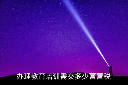 教育機構交什么稅，培訓單位按什么標準納稅